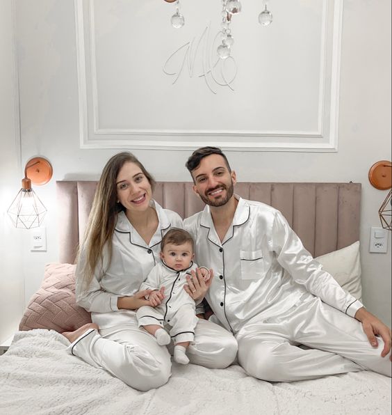 Luxury Silk Couple Pajama Set