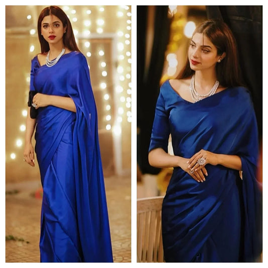 Royal Blue Silk Saree